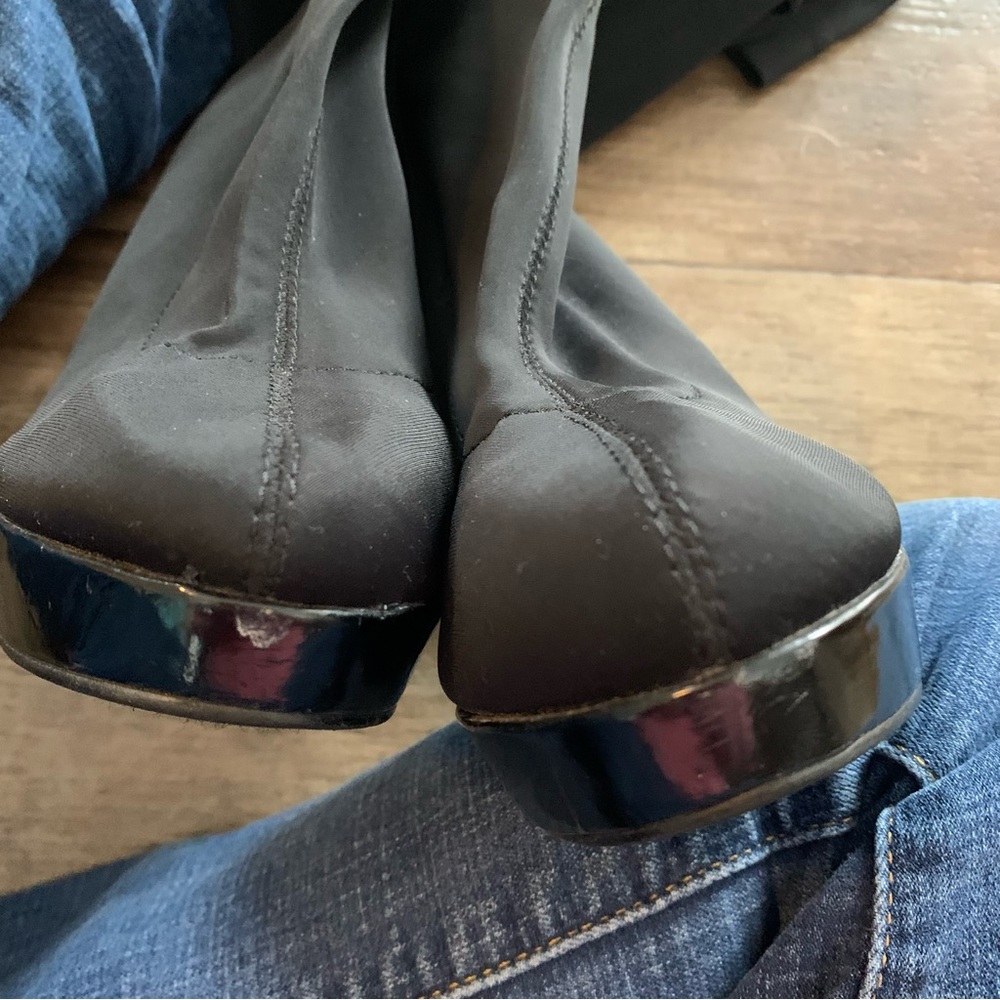 Frederick’s of Hollywood thigh high black boots - Picture 7 of 10